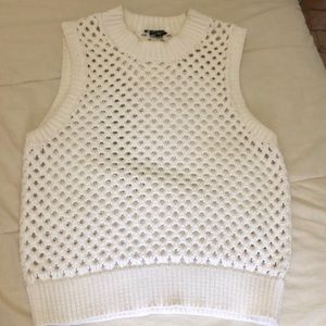 Theory white sweater